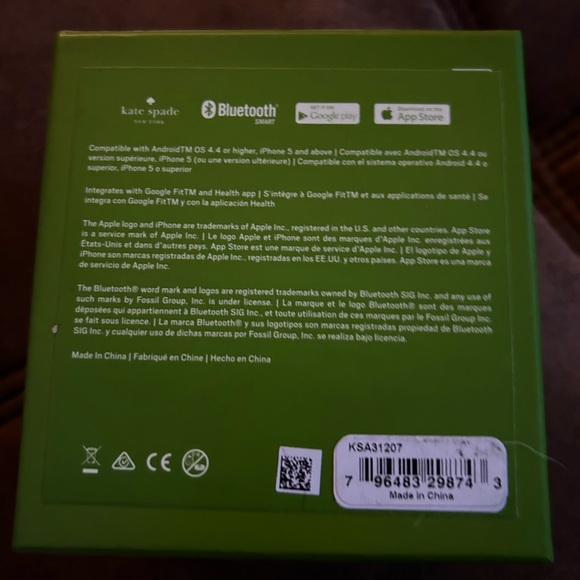 🚨Kate Spade NWT scallop fitness tracker watch - Picture 3 of 3